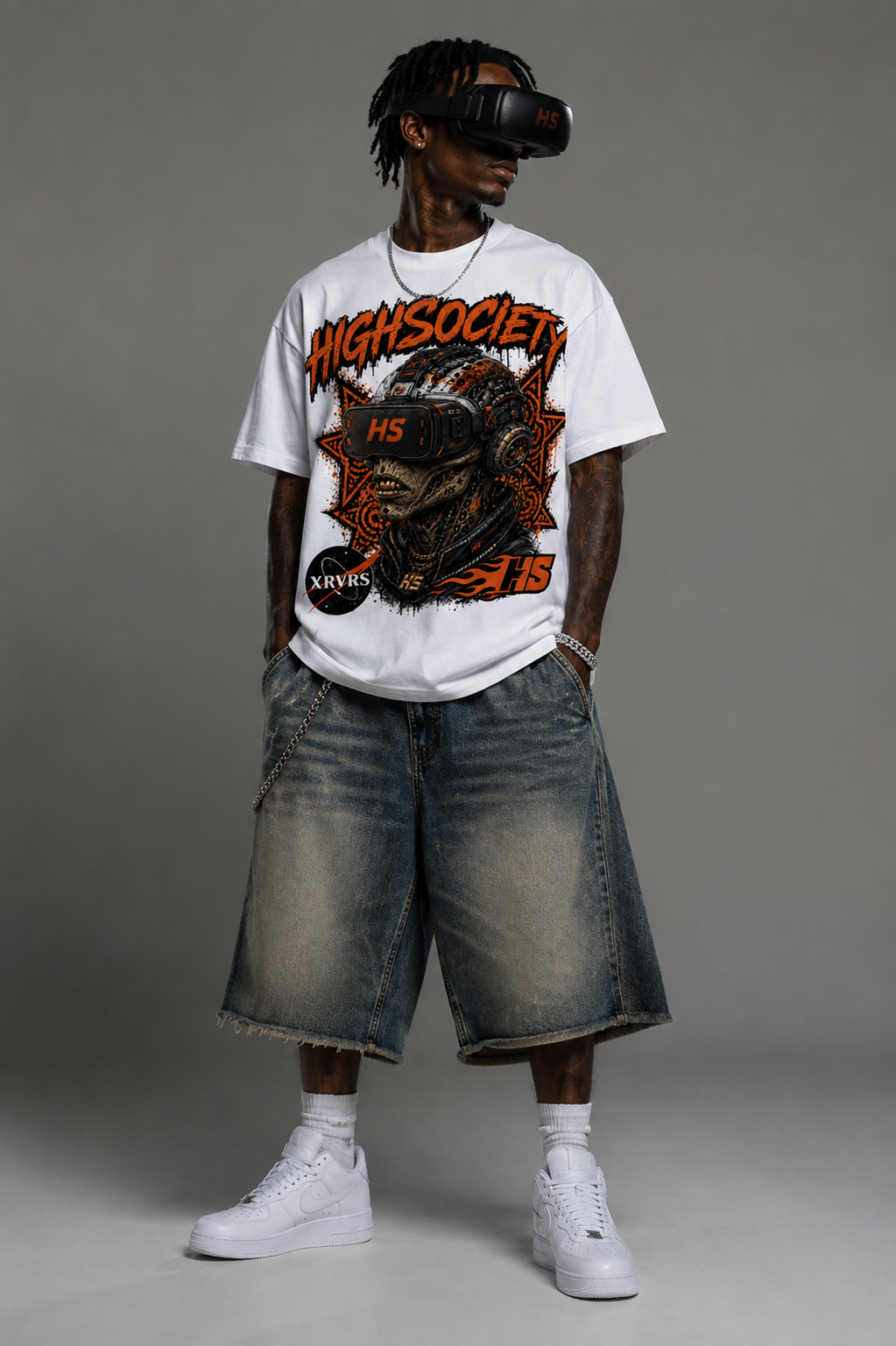 HIGHSOCIETY XRVRS VR ALIEN TSHIRT
