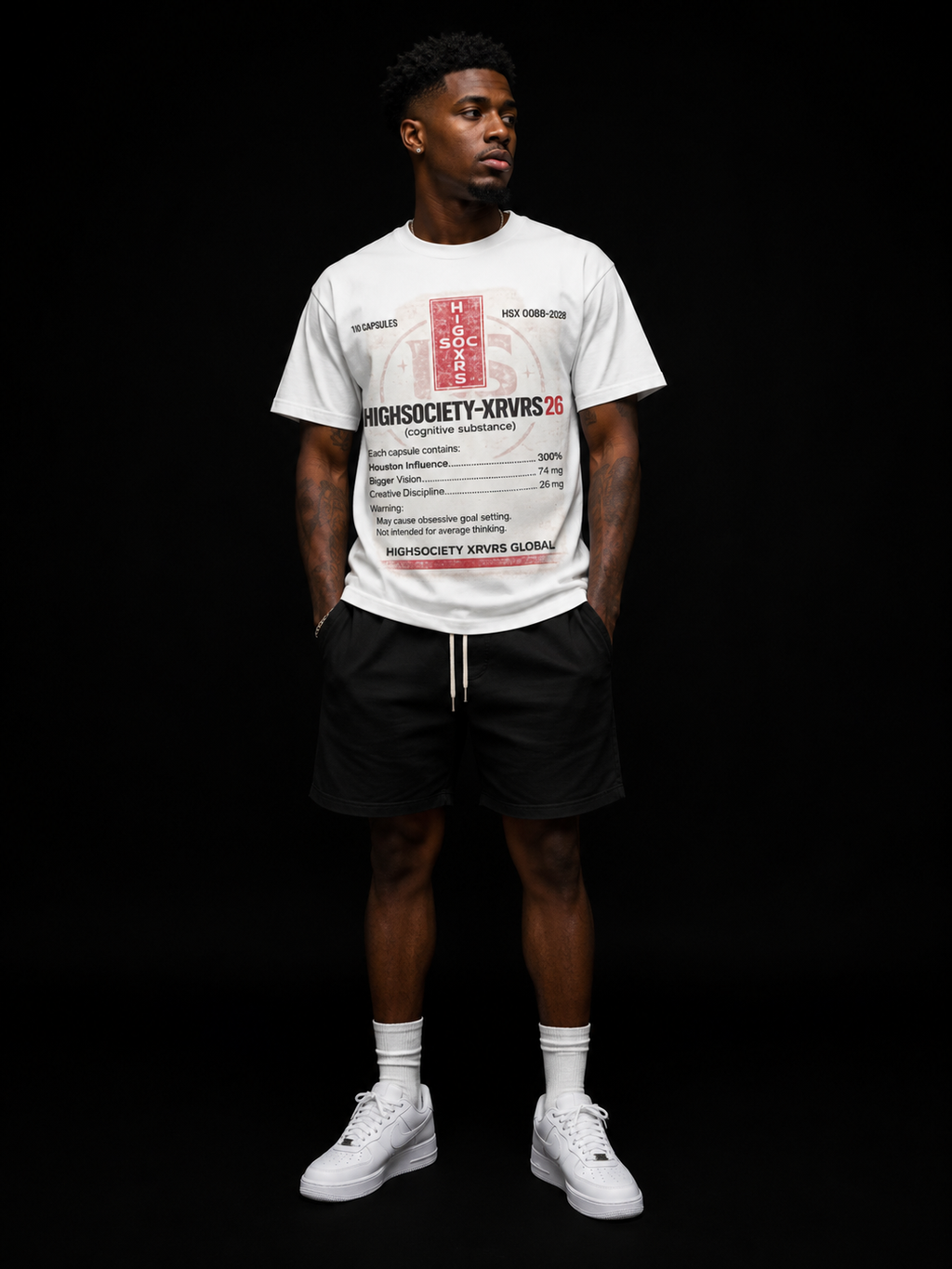 HIGHSOCIETY XRVRS SCRIPT TSHIRT