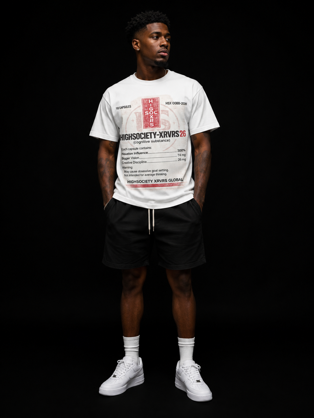 HIGHSOCIETY XRVRS SCRIPT TSHIRT