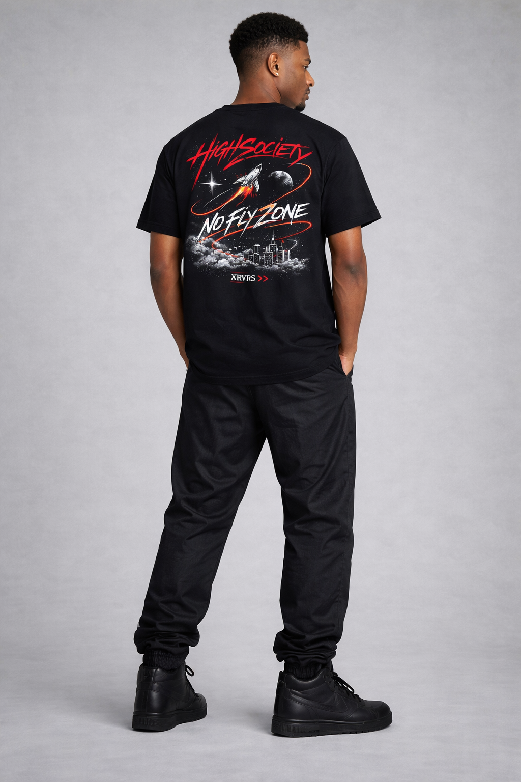 HIGHSOCIETY XRVRS NO FLY ZONE TSHIRT