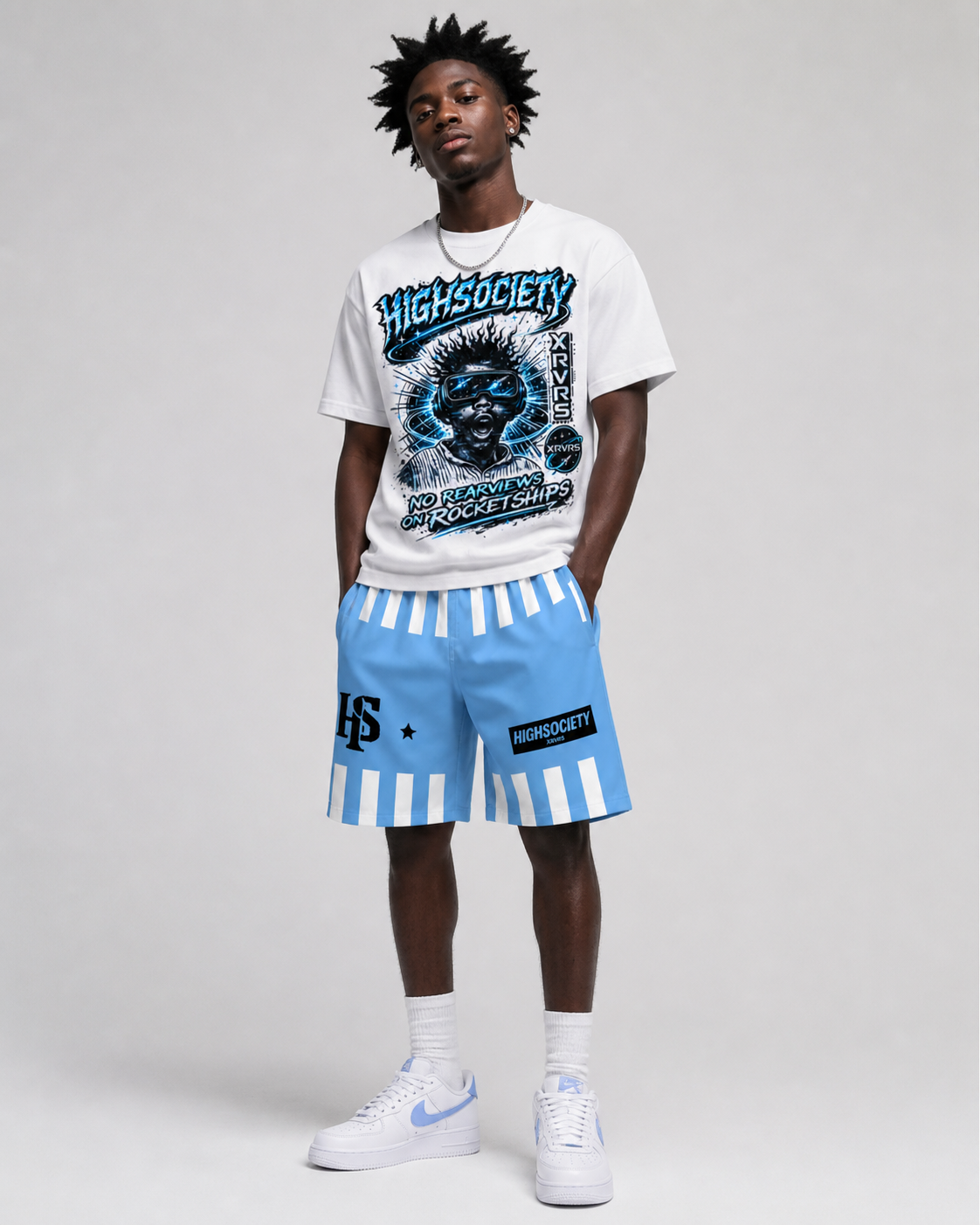 HIGHSOCIETY XRVRS MATCH SHORTS