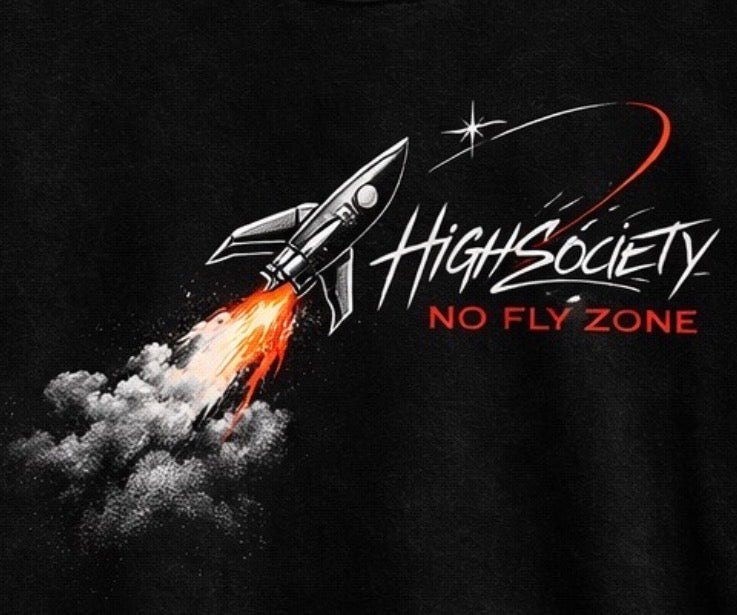 HIGHSOCIETY XRVRS NO FLY ZONE TSHIRT