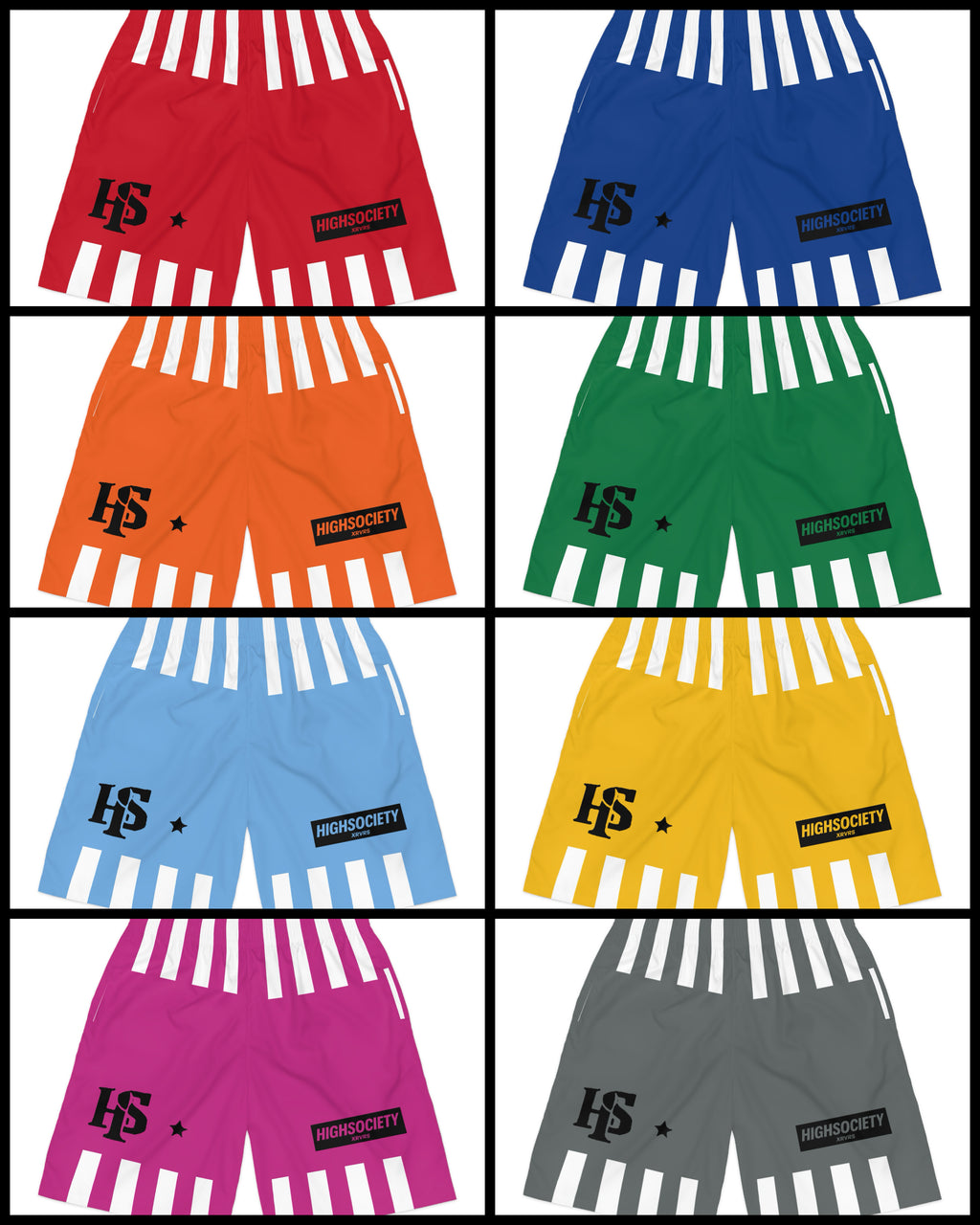 HIGHSOCIETY XRVRS MATCH SHORTS
