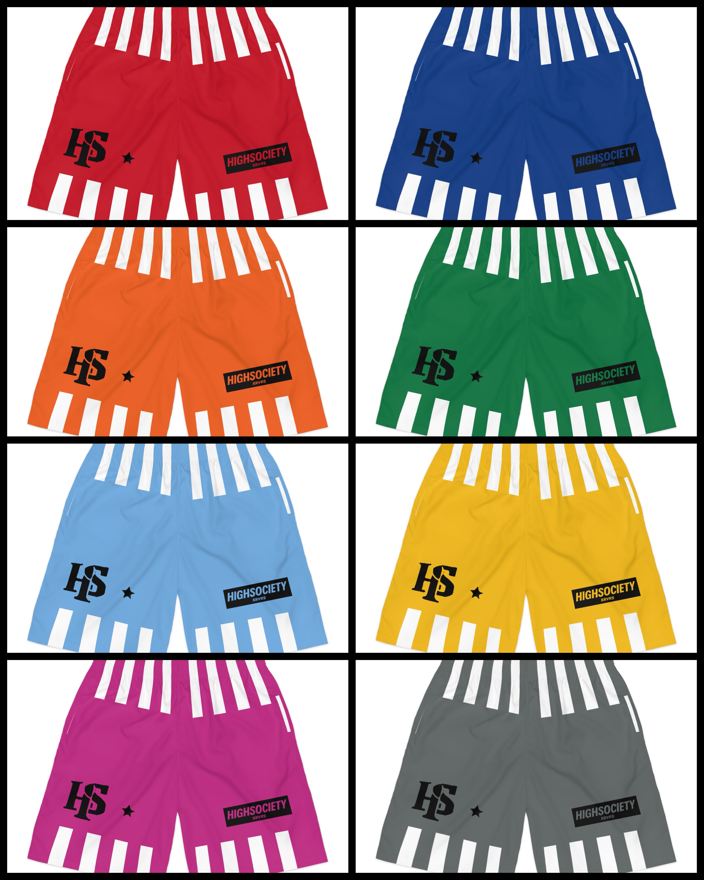 HIGHSOCIETY XRVRS MATCH SHORTS