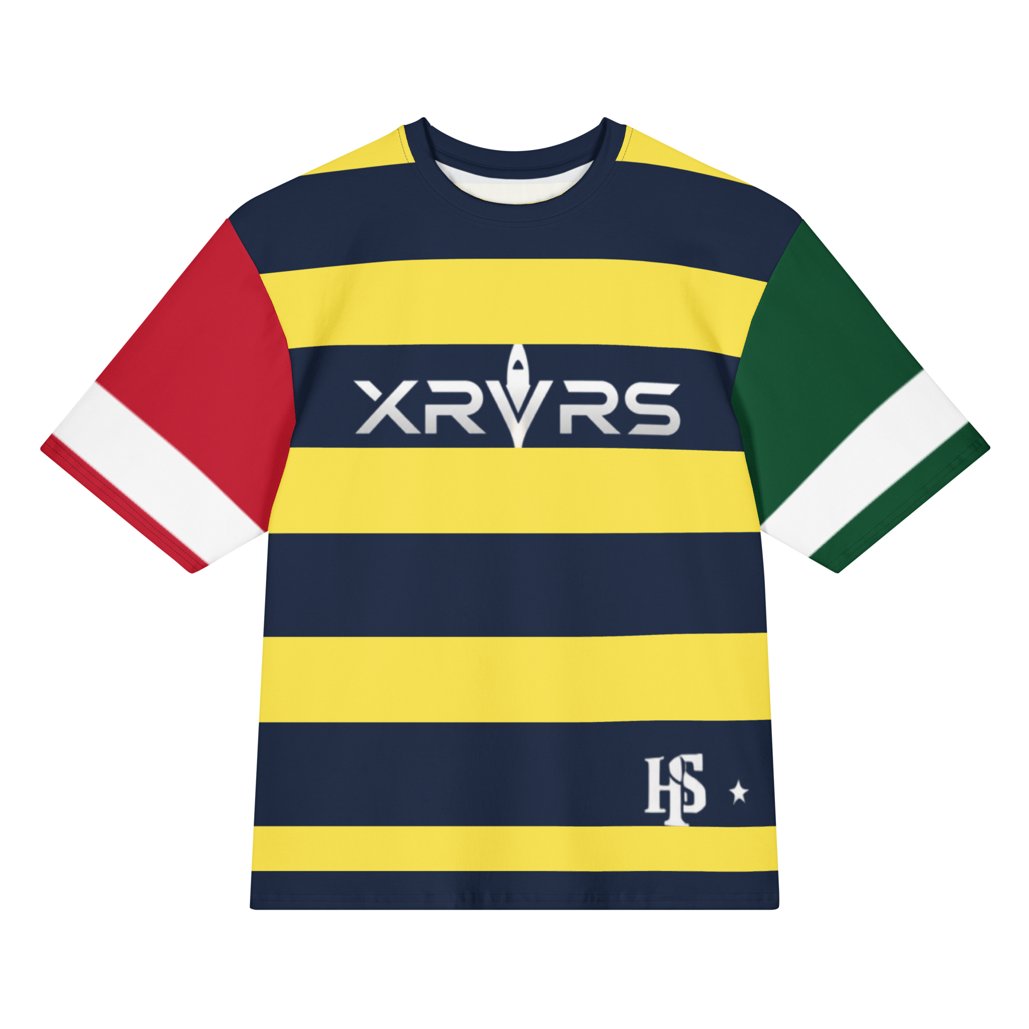 HIGHSOCIETY XRVRS MULTI STRIPE TSHIRT