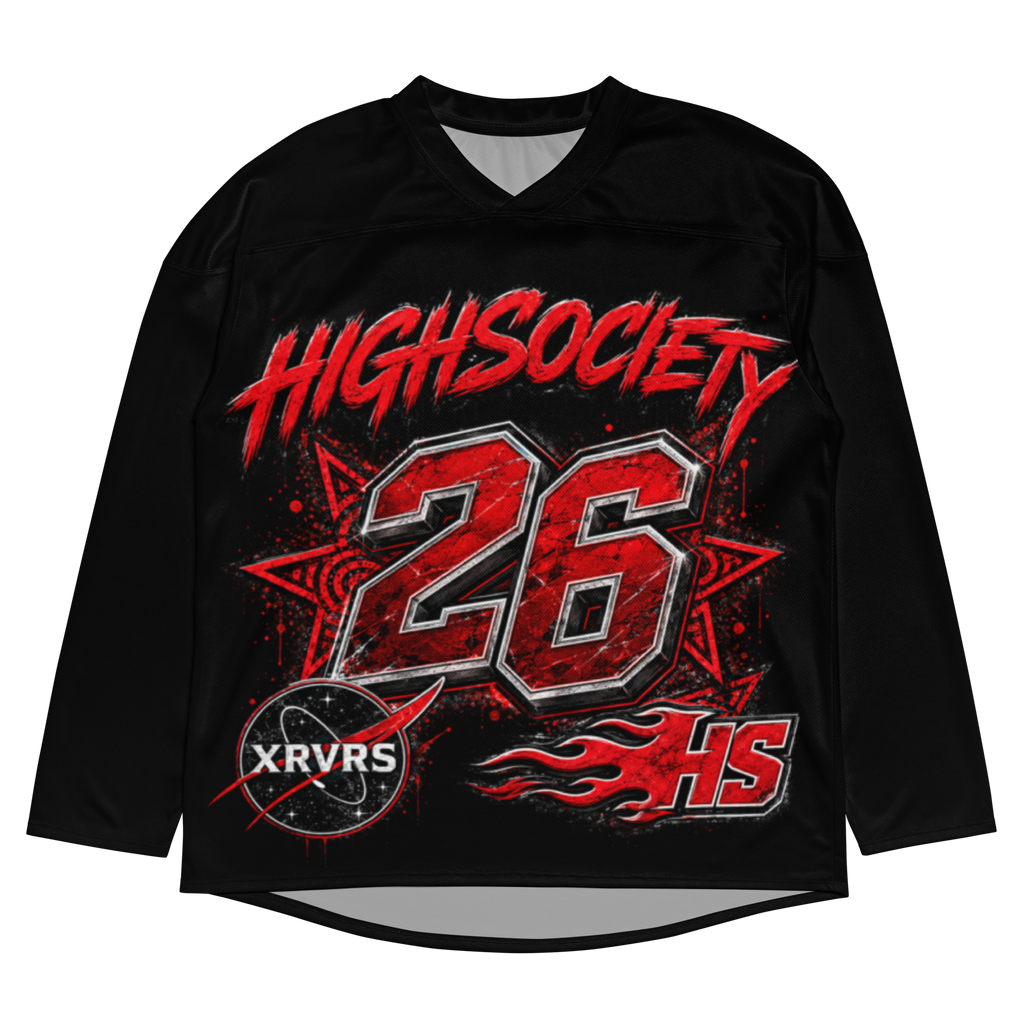 HIGHSOCIETY XRVRS RED KNIGHTS HOCKEY JERSEY