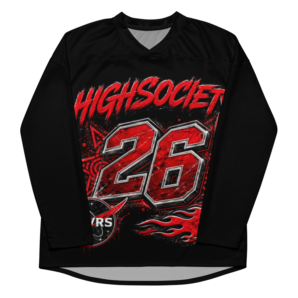 HIGHSOCIETY XRVRS RED KNIGHTS HOCKEY JERSEY