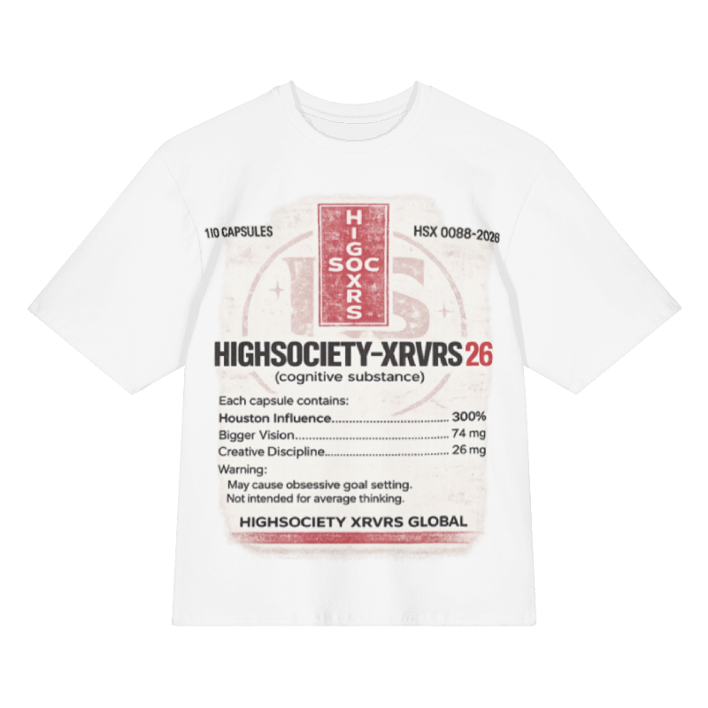 HIGHSOCIETY XRVRS SCRIPT TSHIRT